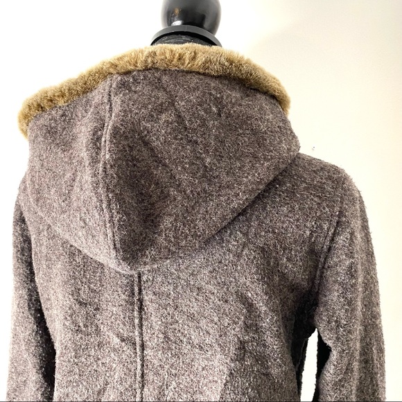 J. Jill Wool Blend Hooded Coat - Picture 9 of 13